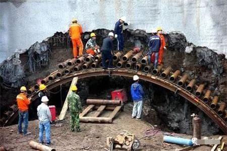 景宁隧道钢花管支护案例